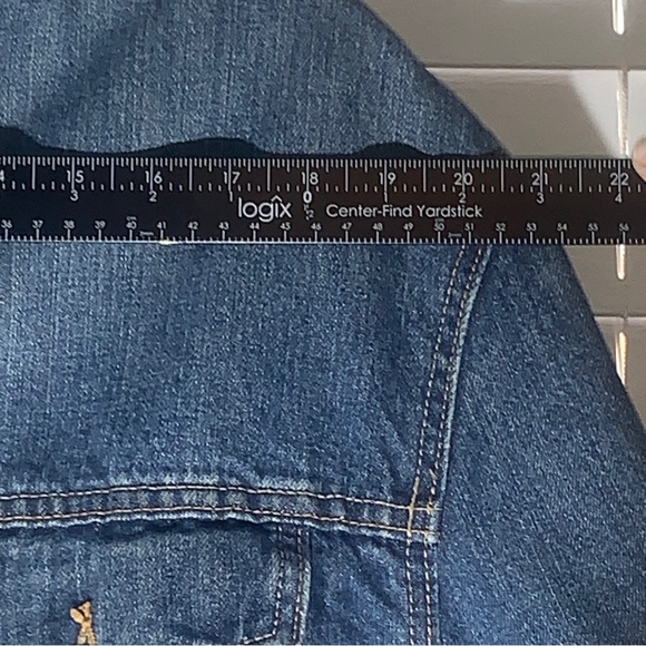 Vintage Flannel Lined Levi’s Jean Jacket Size XL - Picture 5 of 10